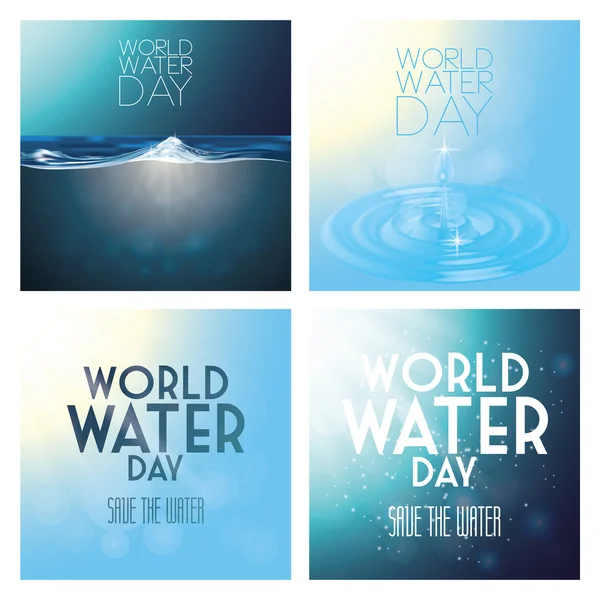 Weltwassertag — Stockvektor