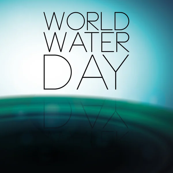 World water day — Stock Vector