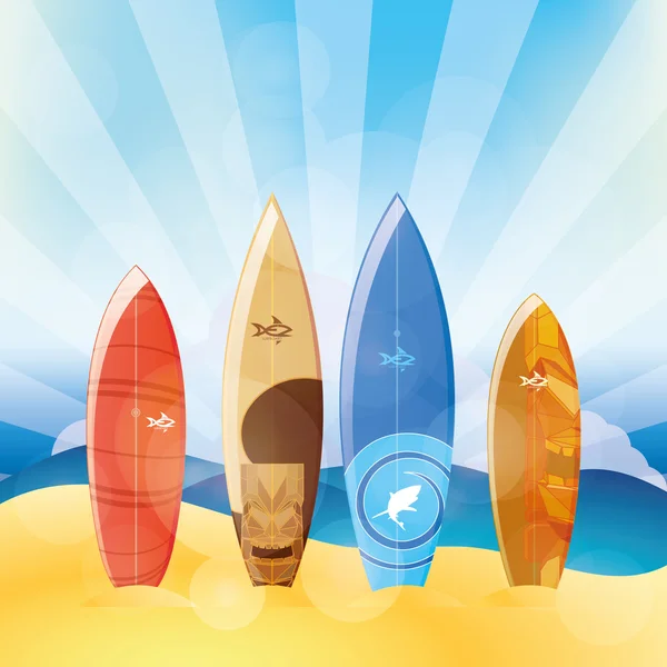 Painéis de surf —  Vetores de Stock