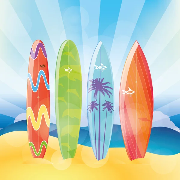 Painéis de surf — Vetor de Stock