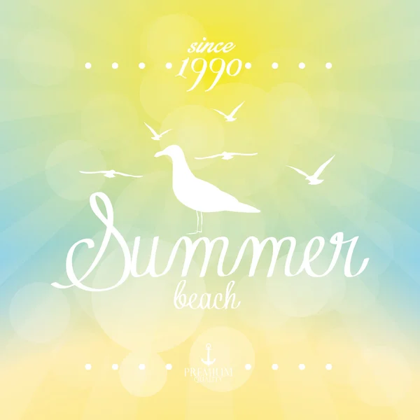 Summer — Stock Vector