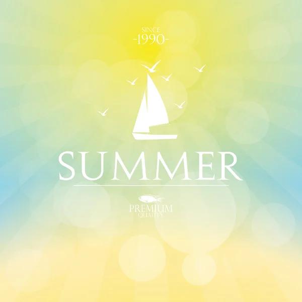 Summer — Stock Vector