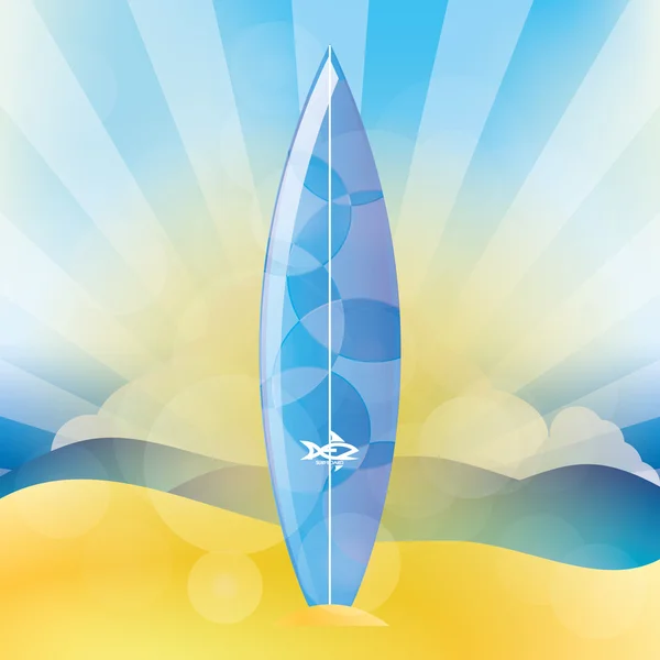 Surfplank — Stockvector