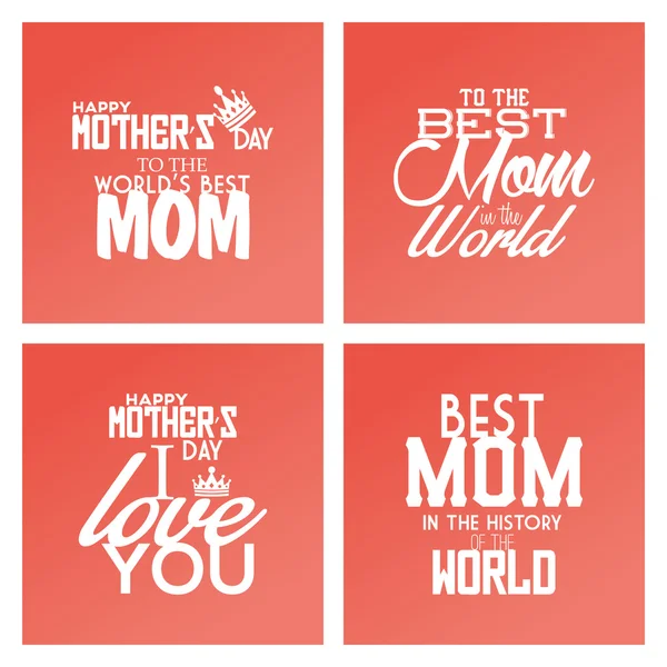 Happy mother's day — Stock Vector