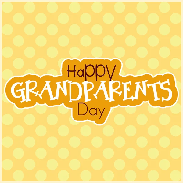 Счастливого дня дедушки и бабушки — стоковый вектор
