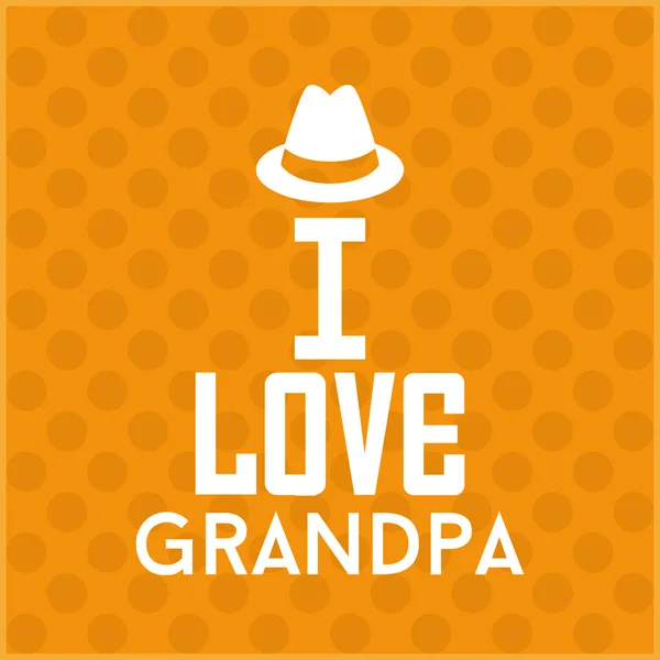Dzień szczęśliwy dziadków — Wektor stockowy