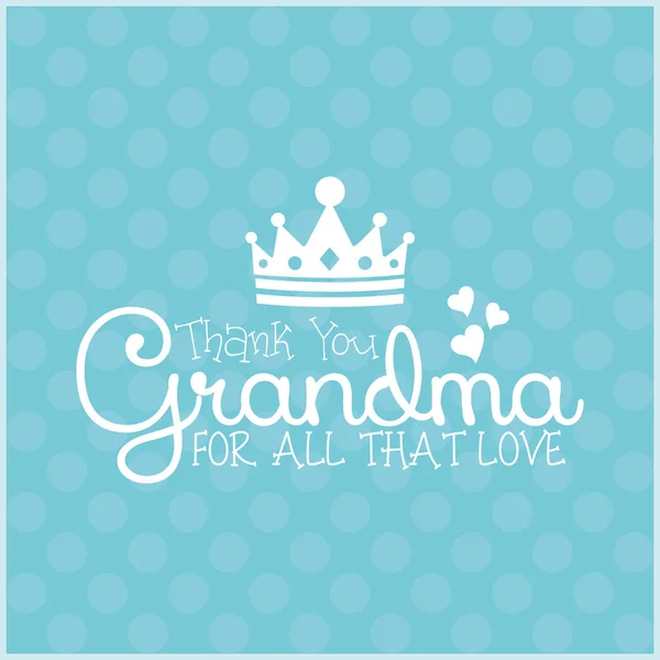 Happy grandparents' day — Stock Vector