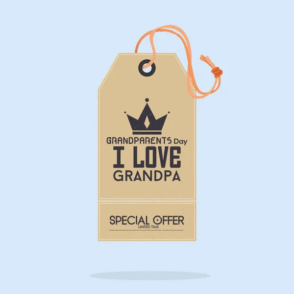 Happy grandparents' day — Stock Vector