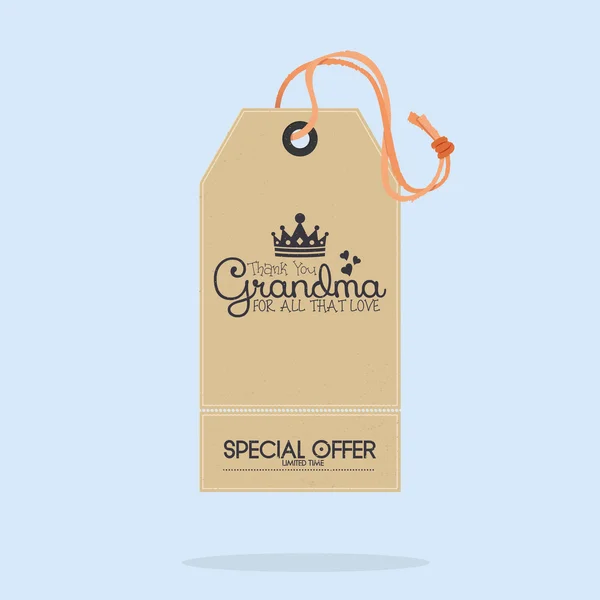 Happy grandparents' day — Stock Vector