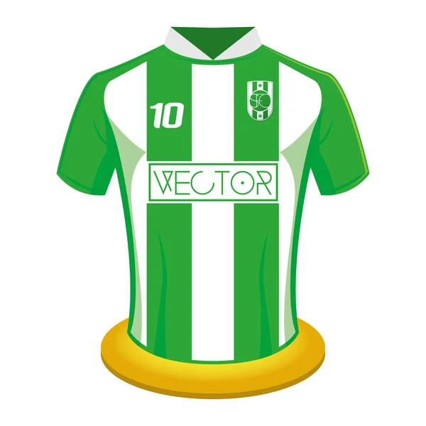 Chemise de football — Image vectorielle