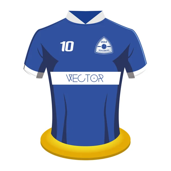 Camisa de futebol —  Vetores de Stock