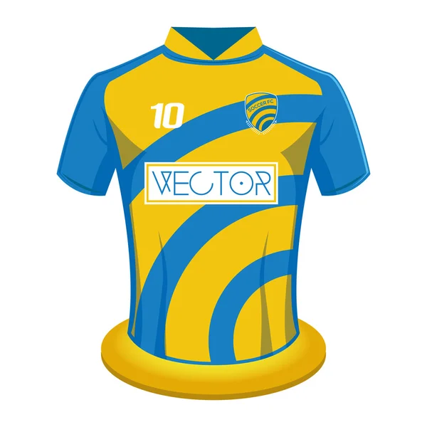 Fotboll shirt — Stock vektor