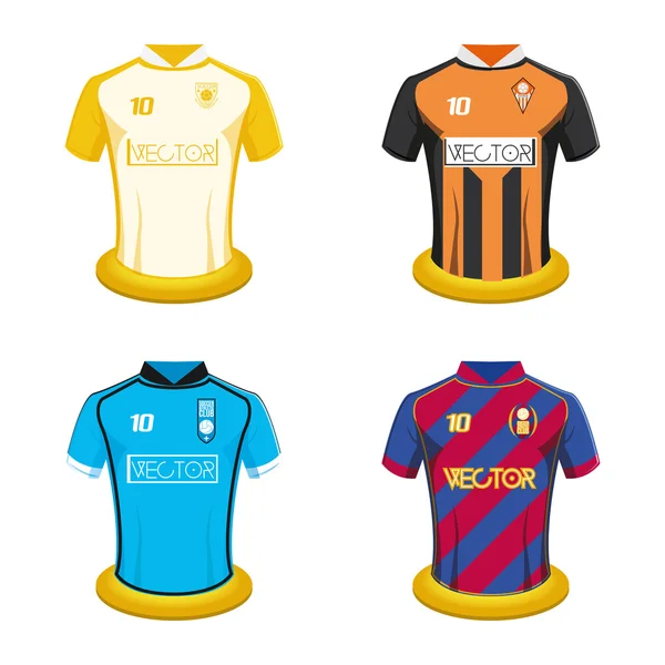 Camisa de fútbol — Archivo Imágenes Vectoriales