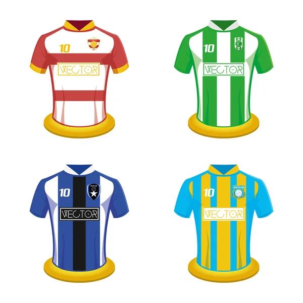 Camisa de fútbol — Archivo Imágenes Vectoriales