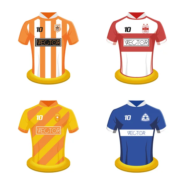 Camisa de fútbol — Archivo Imágenes Vectoriales