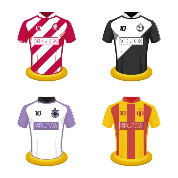 Camisa de fútbol — Archivo Imágenes Vectoriales