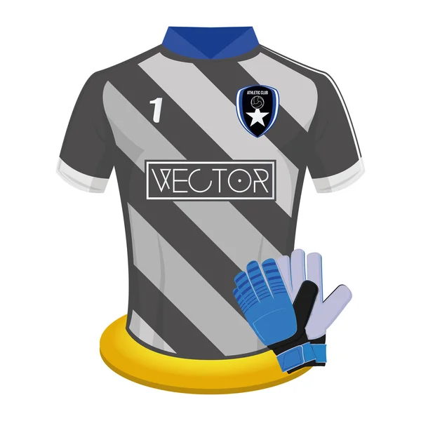 Voetbal shirt — Stockvector