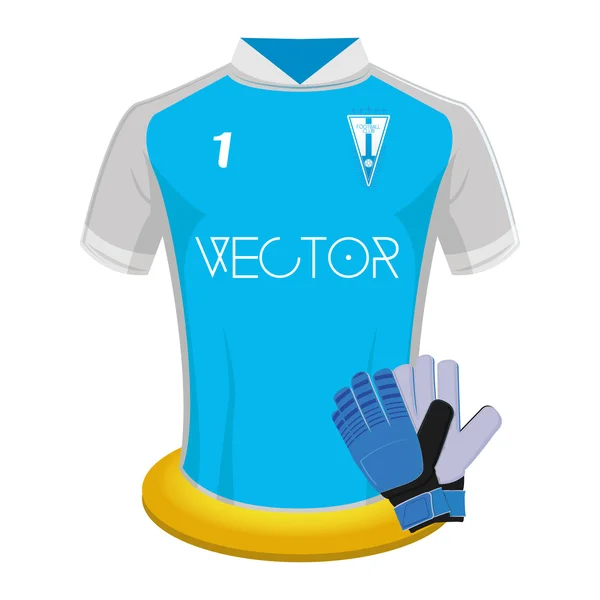 Camicia da calcio — Vettoriale Stock