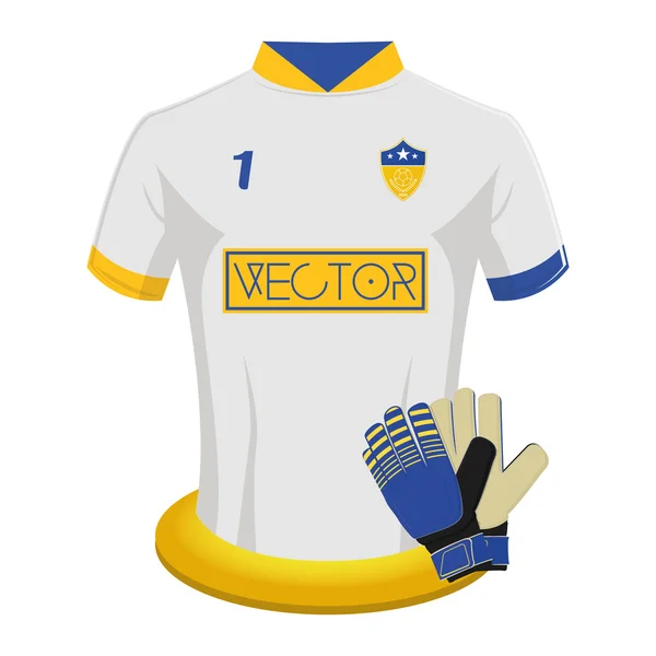 Fotbalové tričko — Stockový vektor