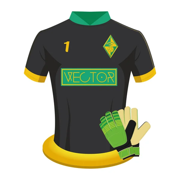 Fotbalové tričko — Stockový vektor