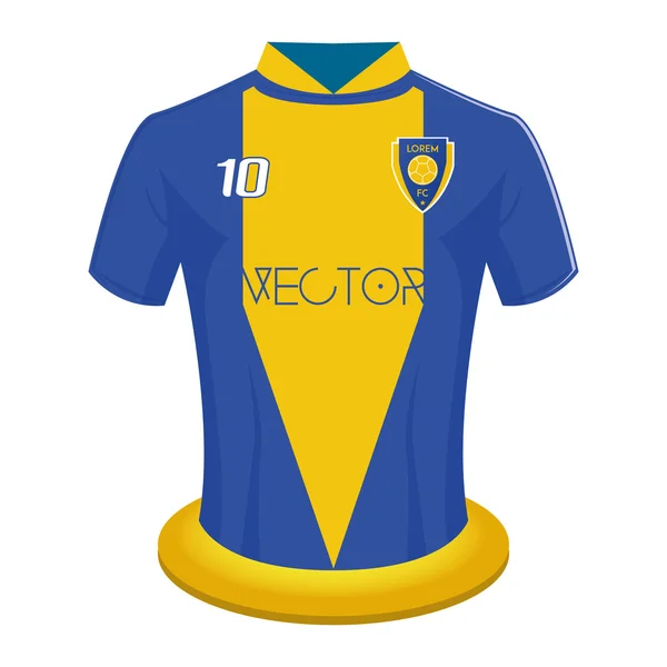 Camicia da calcio — Vettoriale Stock