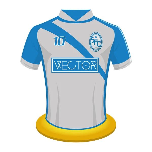 Camisa de futebol — Vetor de Stock