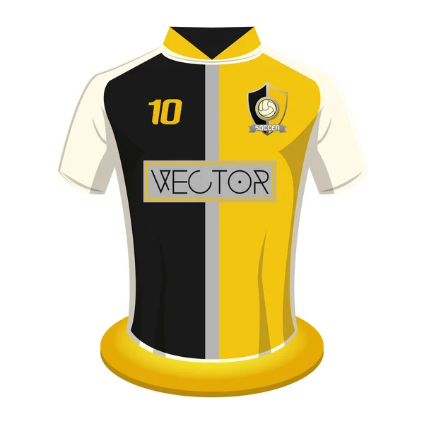 Camisa de futebol — Vetor de Stock