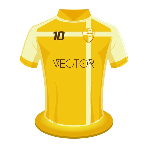 Voetbal shirt — Stockvector
