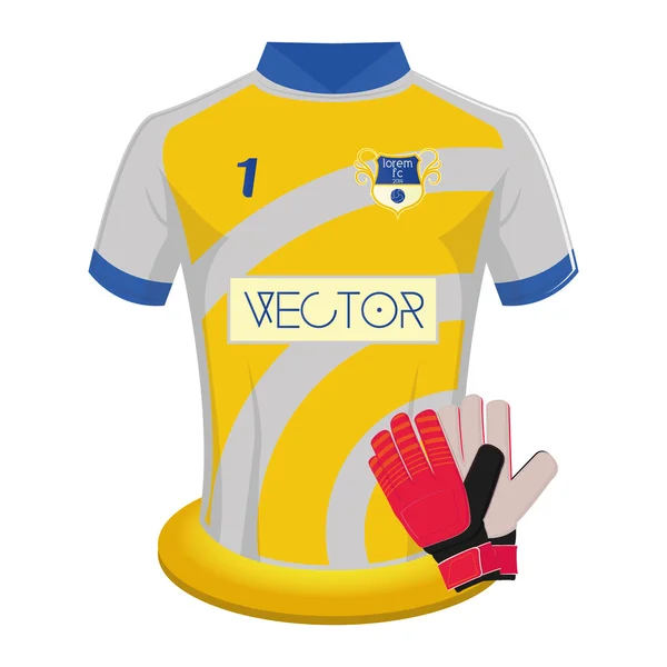 Soccer shirt — Stock Vector