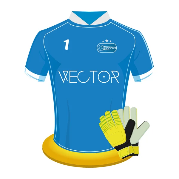 Camicia da calcio — Vettoriale Stock