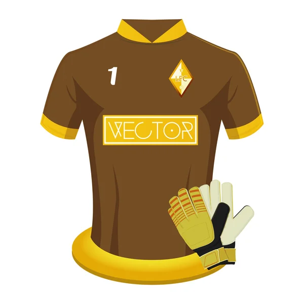 Soccer shirt — Stock Vector