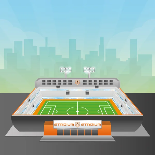 Fútbol — Vector de stock