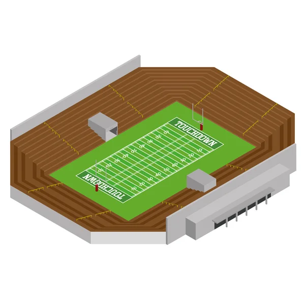 Campo deportivo vector — Archivo Imágenes Vectoriales