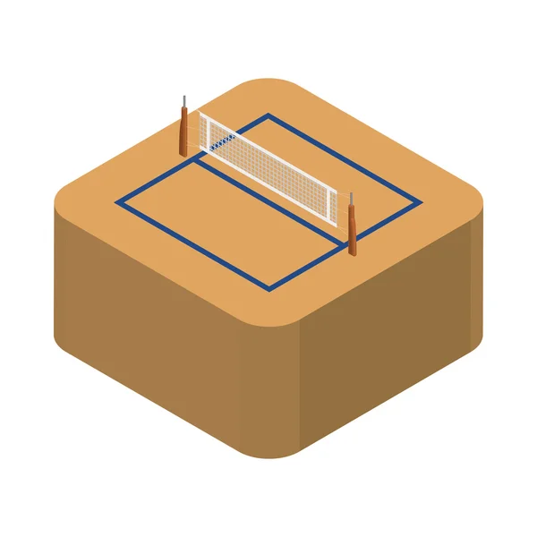 Vecteur de terrain de sport — Image vectorielle