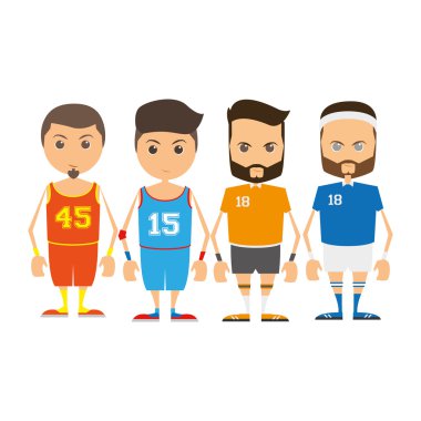 Bir spor oyuncular