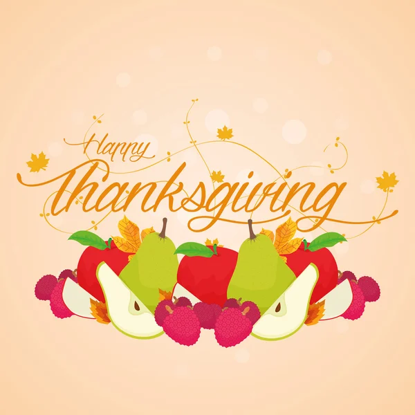 Happy Thanksgiving Day — Stock Vector