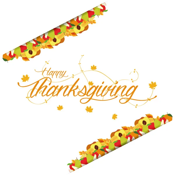 Happy Thanksgiving Day — Stock Vector