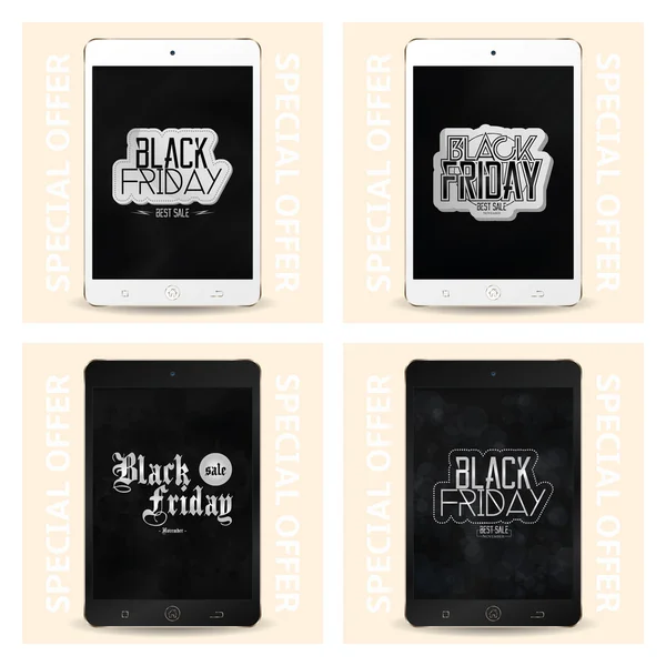 Background of Black Friday — Stock Vector