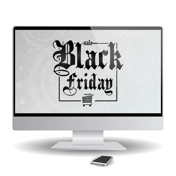 A Black friday — Stock Vector