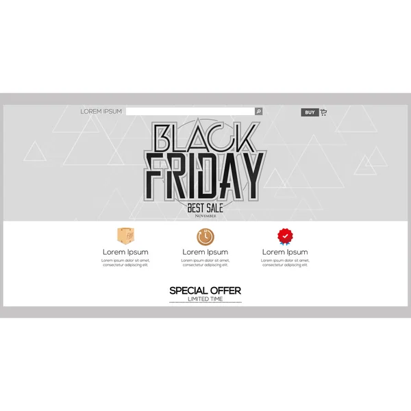 A Black Friday — Stock Vector