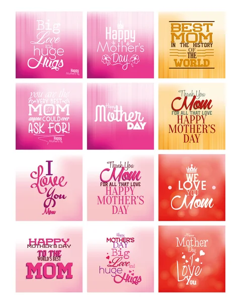 Happy mother's day — Stock Vector