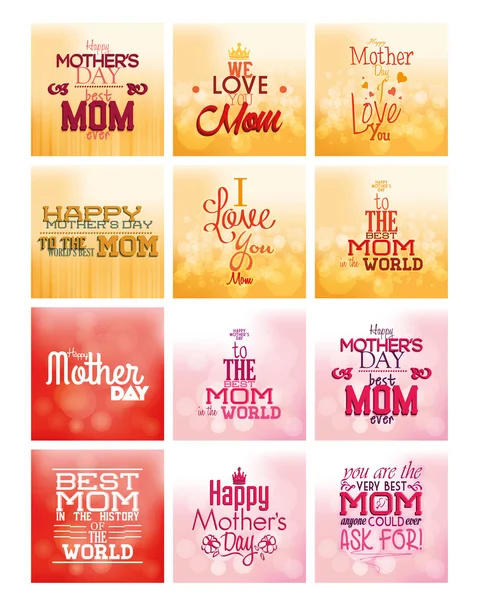 Happy mother's day — Stock Vector