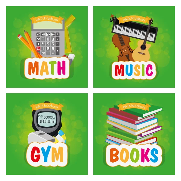 Back to school — Stock Vector