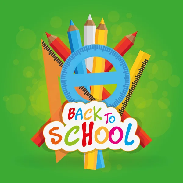 Back to school — Stock Vector