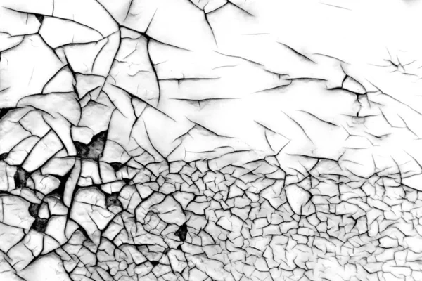 Tekstur Hitam Dan Putih Yang Rusak Abstrak — Stok Foto