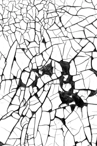 Abstract broken black and white texture