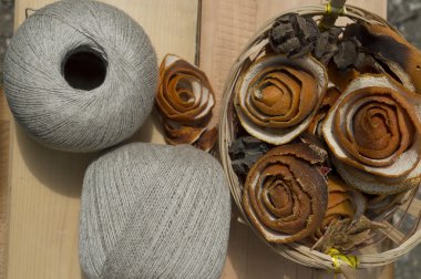 iplik örme topları için