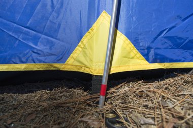 Kamp çadır closeup Carbine