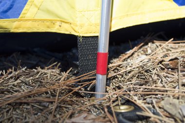 Kamp çadır closeup Carbine