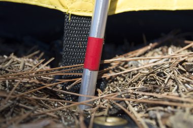 Kamp çadır closeup Carbine